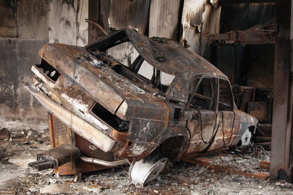 Coche quemado seguros